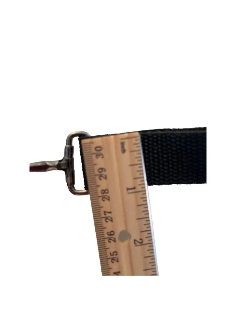 Adjustable Black Nylon Strap With Metal Clasp Hooks  A73